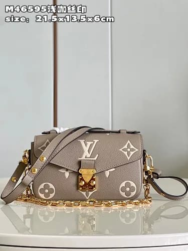 Louis Vuitton (modelo Louis Vuitton Pochette Métis East West em pele Monogram Empreinte)